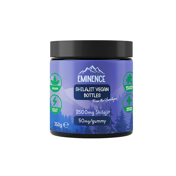 Eminence Shilajit Vegan Bottles container on a white background