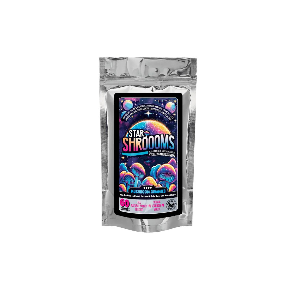 Innooova  Starshroooms Nootropic + Adaptagenic Mushroom Gummies Full Pack - 60 Gummies